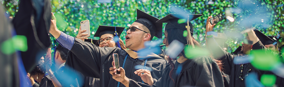 Regent University Class of 2018 commencement ceremony on Library Plaza
