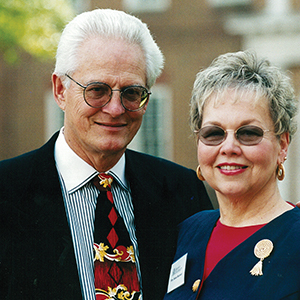 Sue Sainsbury and her late husband Jerry Boarman, longtime Regent University supporters and members of the President’s Council of Advisors.