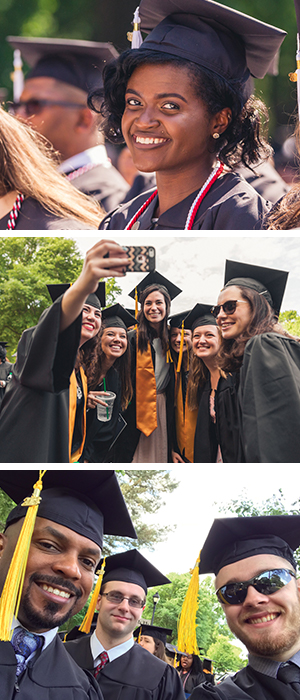 Regent University Class of 2018 graduates celebrating together