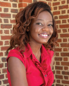 Sheila Atieno, a graduate of Regent University's B.S. in Biophysical Sciences program.