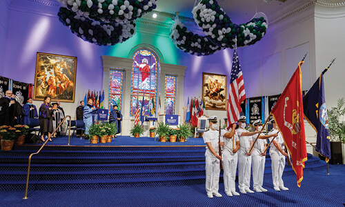 Regent University's 2021 graduation ceremony in Virginia Beach, VA 23464.